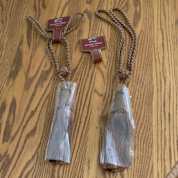 Tiebacks Tassel Tiebacks Brown - Picture 1 of 3